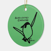 Mees door Henry, Groen Keramisch Ornament (Links)