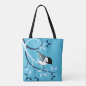 Mees in boomtak tote bag (Achterkant)