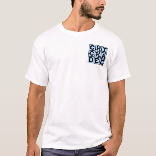 Mees, Noord-Amerikaanse vogel T-shirt (Voorkant)