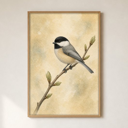 Mees Waterverf Cottagecore Kunst Poster