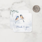 Mees Winter Dankkaart Notitiekaartje (Voorkant / Achterkant in situ)