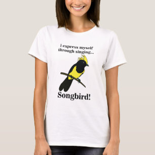 Mees Zangvogel Vogel Grappige Vogelspotten Vogelwa T-shirt