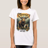 Meese in het wild t-shirt (Voorkant)