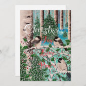 Meesjes Krabbelkaart Feestdagenkaart (Voorkant / Achterkant)