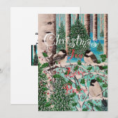 Meesjesbriefkaart Feestdagenkaart (Voorkant / Achterkant)