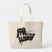 Meest aantrekkelijke Halloween Canvas tas (Achterkant)
