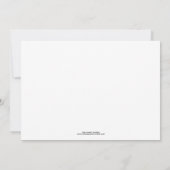 MEEST AFSTUDEERDER | INVITATIE VAN DE GRADUATIEPAR KAART (Achterkant)