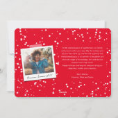 Meest bejaarde kerstfoto ooit grappig feestdagenkaart (Achterkant)