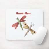 Meest beste buikjes (libellen) muismat (Met muis)