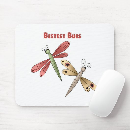 Meest beste buikjes (libellen) muismat (Met muis)