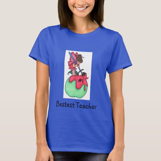 Meest beste leraar t-shirt (Voorkant)