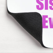 Meest beste zuster ooit muismat (Hoek)