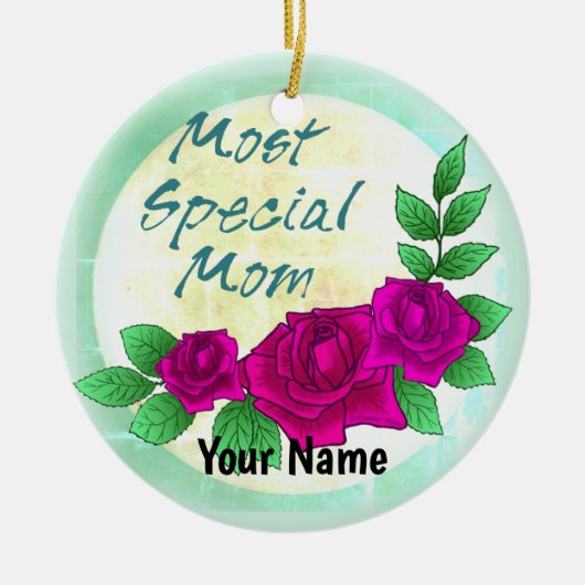 Meest bijzondere mama ornament (Voorkant)