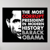 Meest corrupte President Poster (Voorkant)