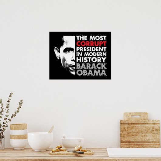 Meest corrupte President Poster (Keuken)