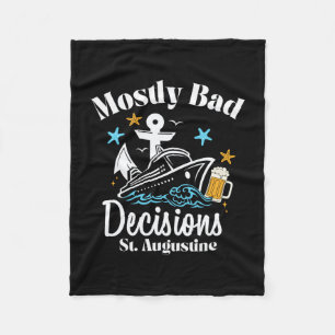Meest D Beslissingen St. Augustine Spring Break Fleece Deken