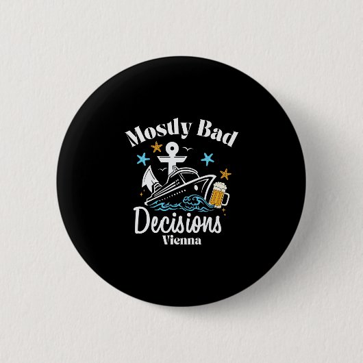Meest D Beslissingen Vienna Spring Break Ronde Button 5,7 Cm (Voorkant)
