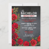 Meest dramatische Bachelor kijkfeest uitnodiging (Voorkant)