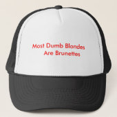 Meest duim     Blondesare Brunettes Trucker Pet (Voorkant)