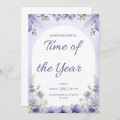 Meest EenDerful Tijd van het Jaar Winter Verjaarda Kaart (Voorkant / Achterkant)