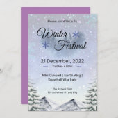 Meest EenDerful Tijd van het Jaar Winter Verjaarda Kaart (Voorkant / Achterkant)