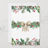 Meest eenDerful | Wasberen Kerstmis 1e verjaardag Kaart (Achterkant)