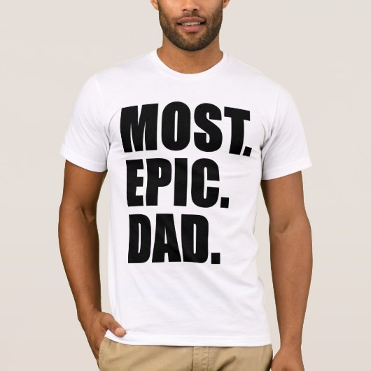 Meest este Vaderdag T-shirt pappa (Voorkant)
