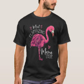 Meest Flamingo Mama Ooit Flamingo Mama Leuke Moth T-shirt (Voorkant)