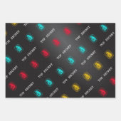 Meest geheime vingerafdruk inpakpapier vel (Voorkant 2)