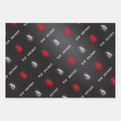 Meest geheime vingerafdruk inpakpapier vel (Voorkant)