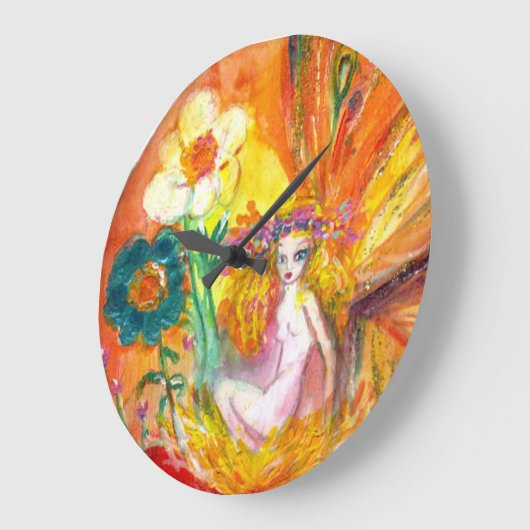 MEEST Gele Fantastische VROUW Grote Klok (Hoek)