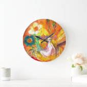 MEEST Gele Fantastische VROUW Grote Klok (Huis)