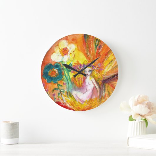 MEEST Gele Fantastische VROUW Grote Klok (Huis)