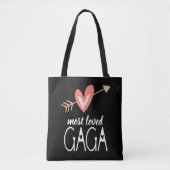 Meest Geliefde Gaga Boodschappentas Tote Bag (Voorkant)
