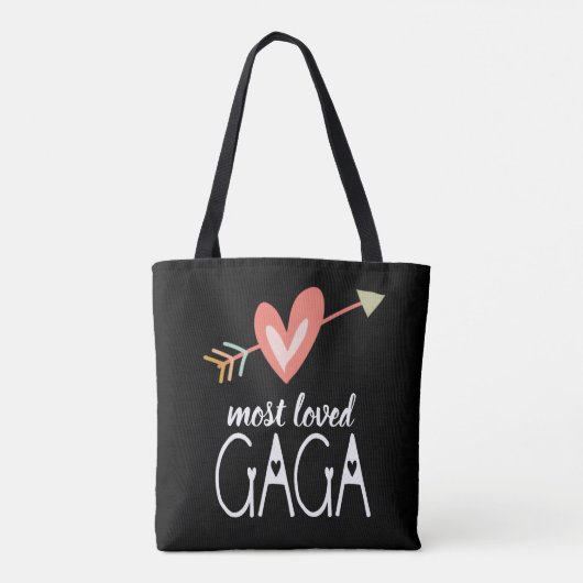 Meest Geliefde Gaga Boodschappentas Tote Bag (Achterkant)