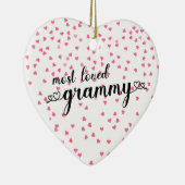 Meest geliefde Grammy Keramisch Ornament (Rechts)