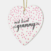 Meest geliefde Grammy Keramisch Ornament (Links)
