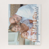 Meest geliefde grootouders Persoonlijke foto Legpuzzel (Verticaal)