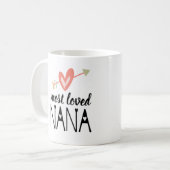 Meest geliefde Heart Nana Koffiemok (Voorkant links)