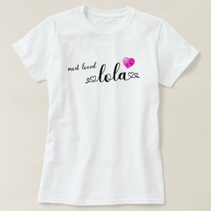 Meest Geliefde Lola T-shirt