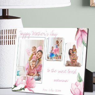 Meest Geliefde Mama Roze Magnolia 3 Foto Fotoplaat