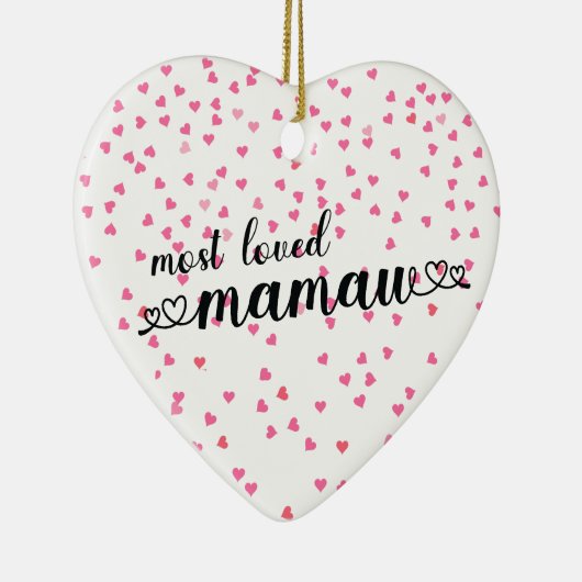 Meest geliefde Mamaw Keramisch Ornament (Rechts)