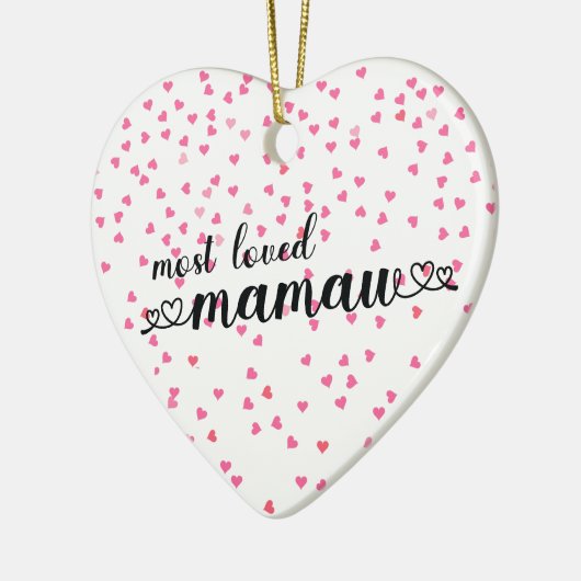 Meest geliefde Mamaw Keramisch Ornament (Links)