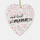 Meest geliefde Mema Keramisch Ornament (Rechts)