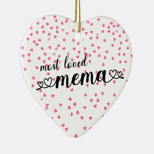 Meest geliefde Mema Keramisch Ornament (Rechts)