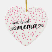 Meest geliefde Mema Keramisch Ornament (Voorkant)