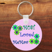 "Meest geliefde mijMaw"-Moederdag-cadeaus Sleutelhanger (Voorkant)