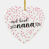 Meest geliefde Nana Keramisch Ornament (Voorkant)