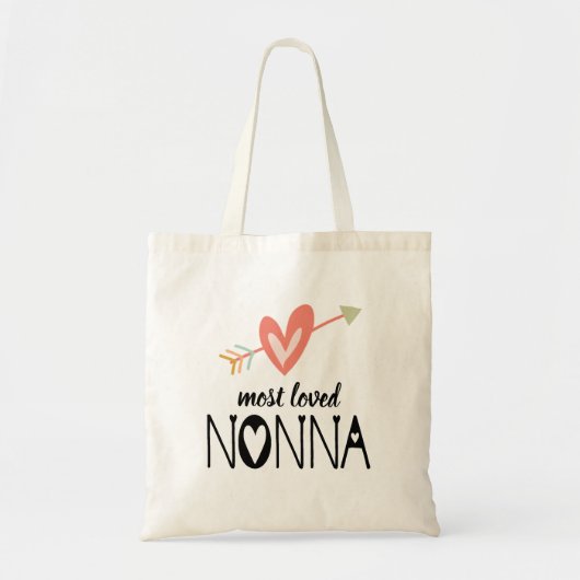 Meest Geliefde Nonna Boodschappentas Tote Bag (Voorkant)