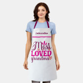 Meest geliefde oma cadeau voor oma keuken schort (Gedragen)